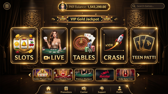 Main screen of Basant Club casino page for PK players